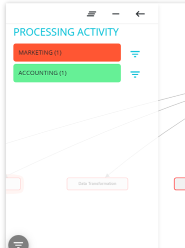 Showing example filter