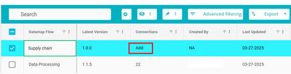 Showing Add text in column