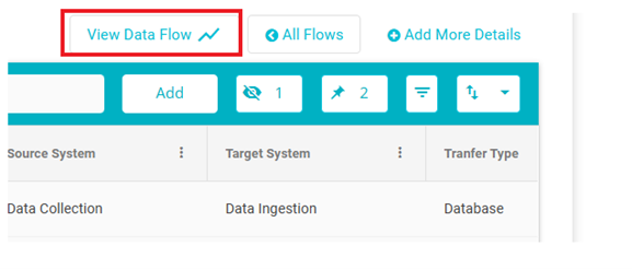Showing target system drop down